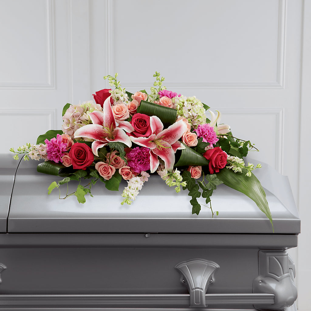 Splendid Grace Casket Spray – Party Evolution Llc, Tampa FL