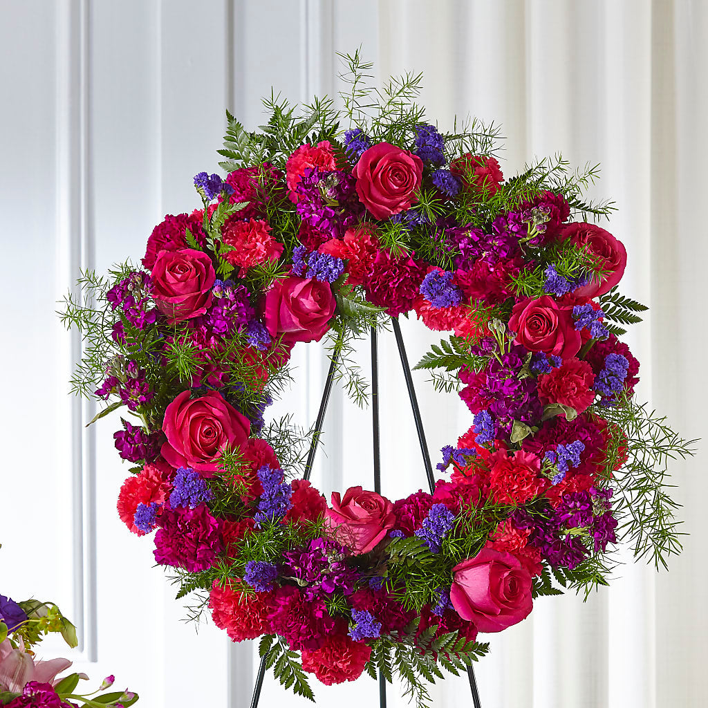 Calming Colors Wreath – Party Evolution Llc, Tampa FL