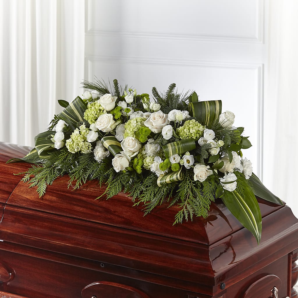 Hopeful Gesture Casket Spray – Party Evolution Llc, Tampa FL