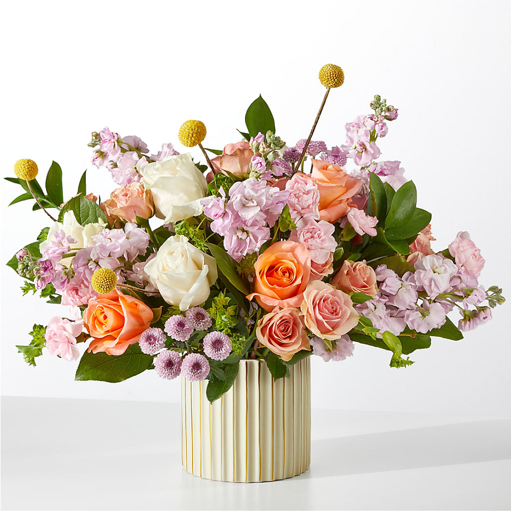 French Market Bouquet with Ivory Vase – Party Evolution Llc, Tampa FL