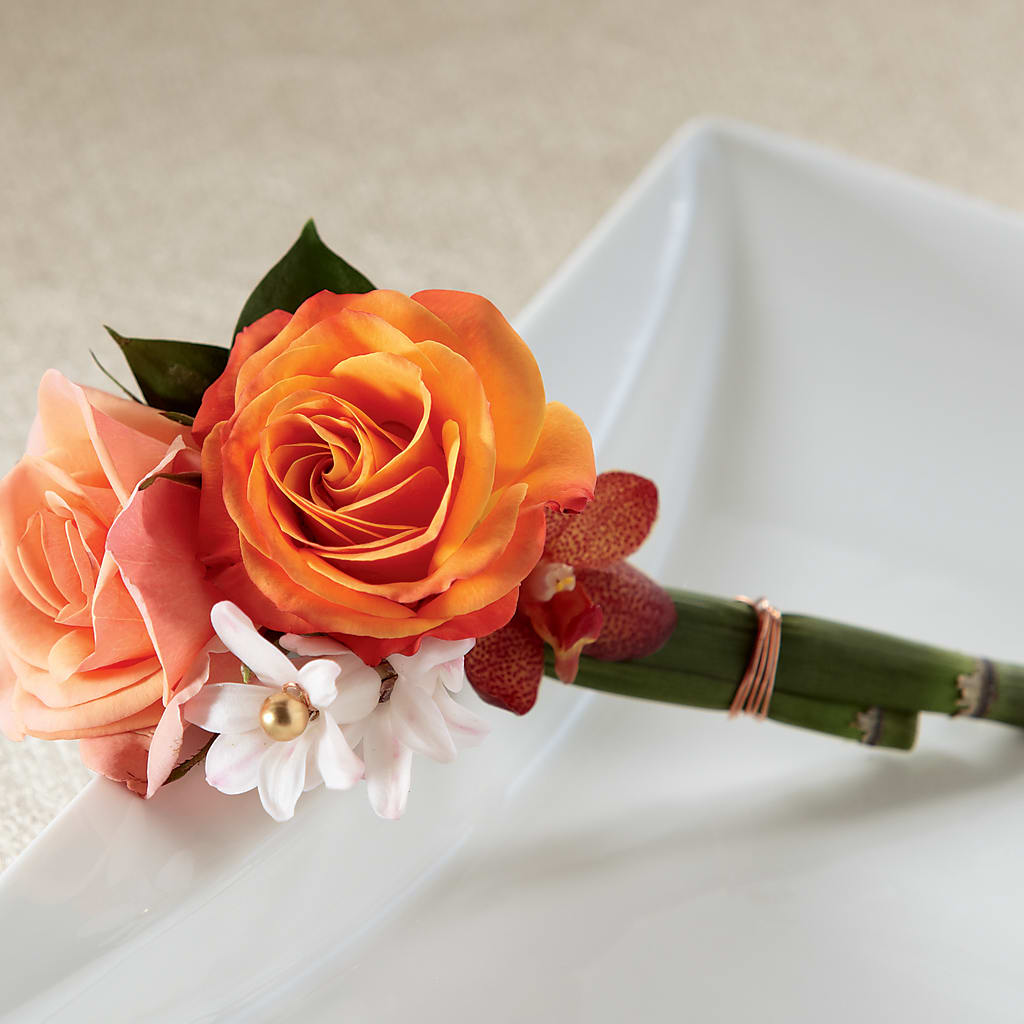 Sunset Dream Boutonniere – Party Evolution Llc, Tampa FL