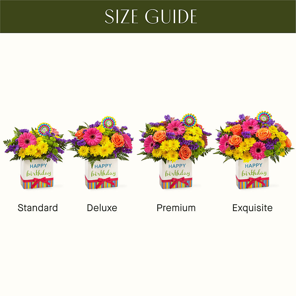 Birthday Brights Bouquet –  Party Evolution Llc, Tampa FL