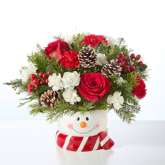Jolly Snowman Bouquet –  Party Evolution Llc, Tampa FL