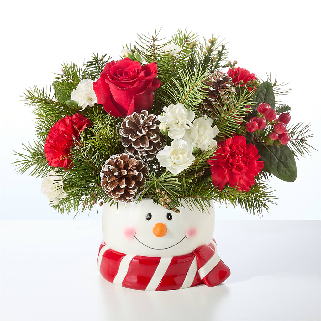 Jolly Snowman Bouquet –  Party Evolution Llc, Tampa FL