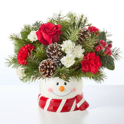 Jolly Snowman Bouquet –  Party Evolution Llc, Tampa FL
