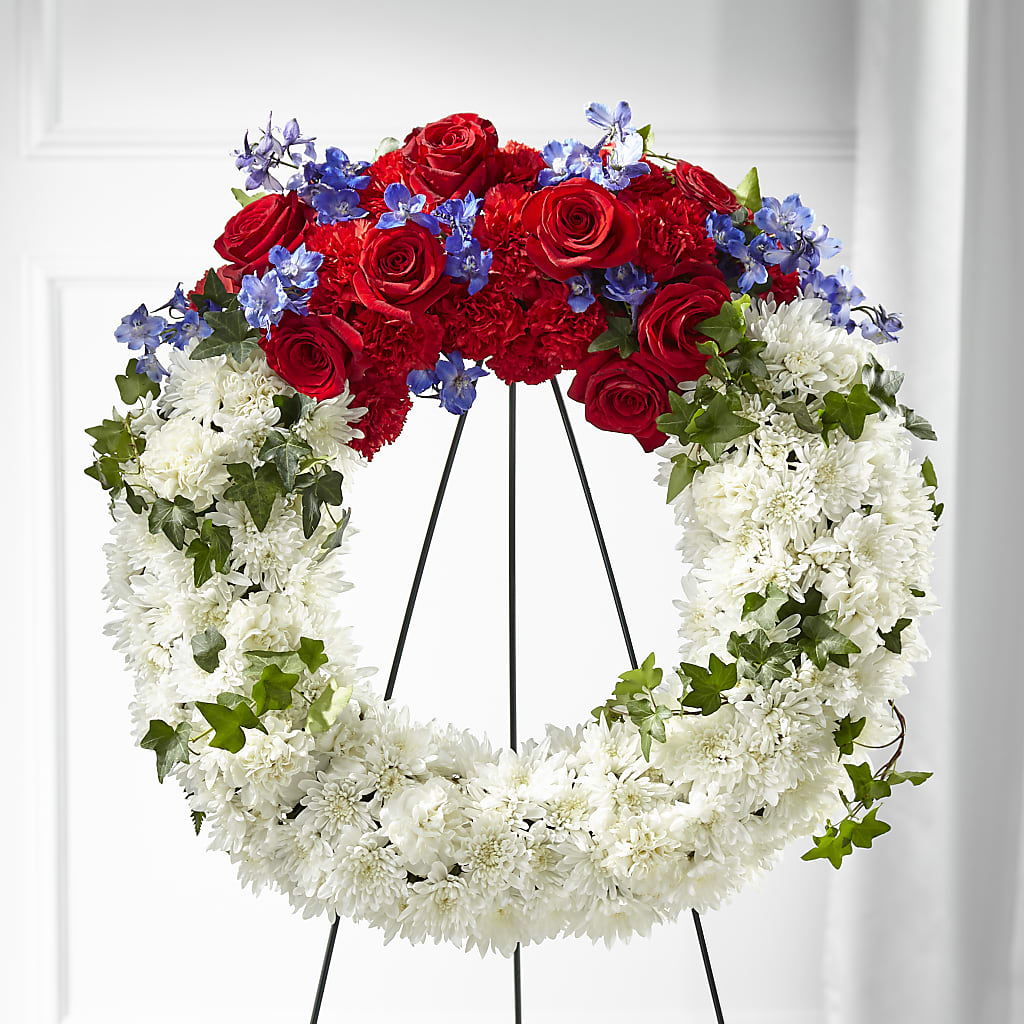 Patriotic Passion Wreath –  Party Evolution Llc, Tampa FL