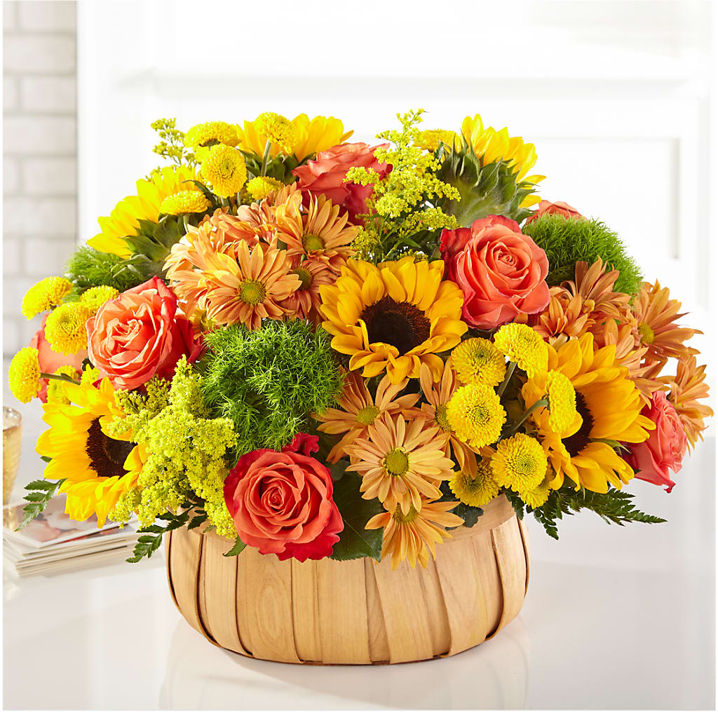 Harvest Sunflower Basket –  Party Evolution Llc, Tampa FL