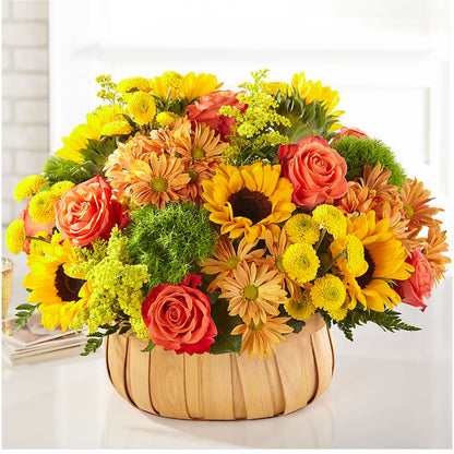 Harvest Sunflower Basket –  Party Evolution Llc, Tampa FL