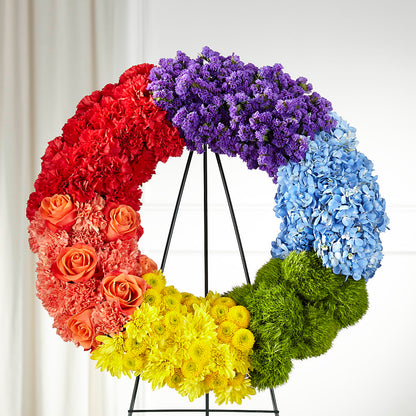 Circle of Love Wreath –  Party Evolution Llc, Tampa FL